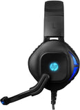 HP DHE-8002 Wired Gaming Headset for PC / Laptop -USB +3.5mm with LED