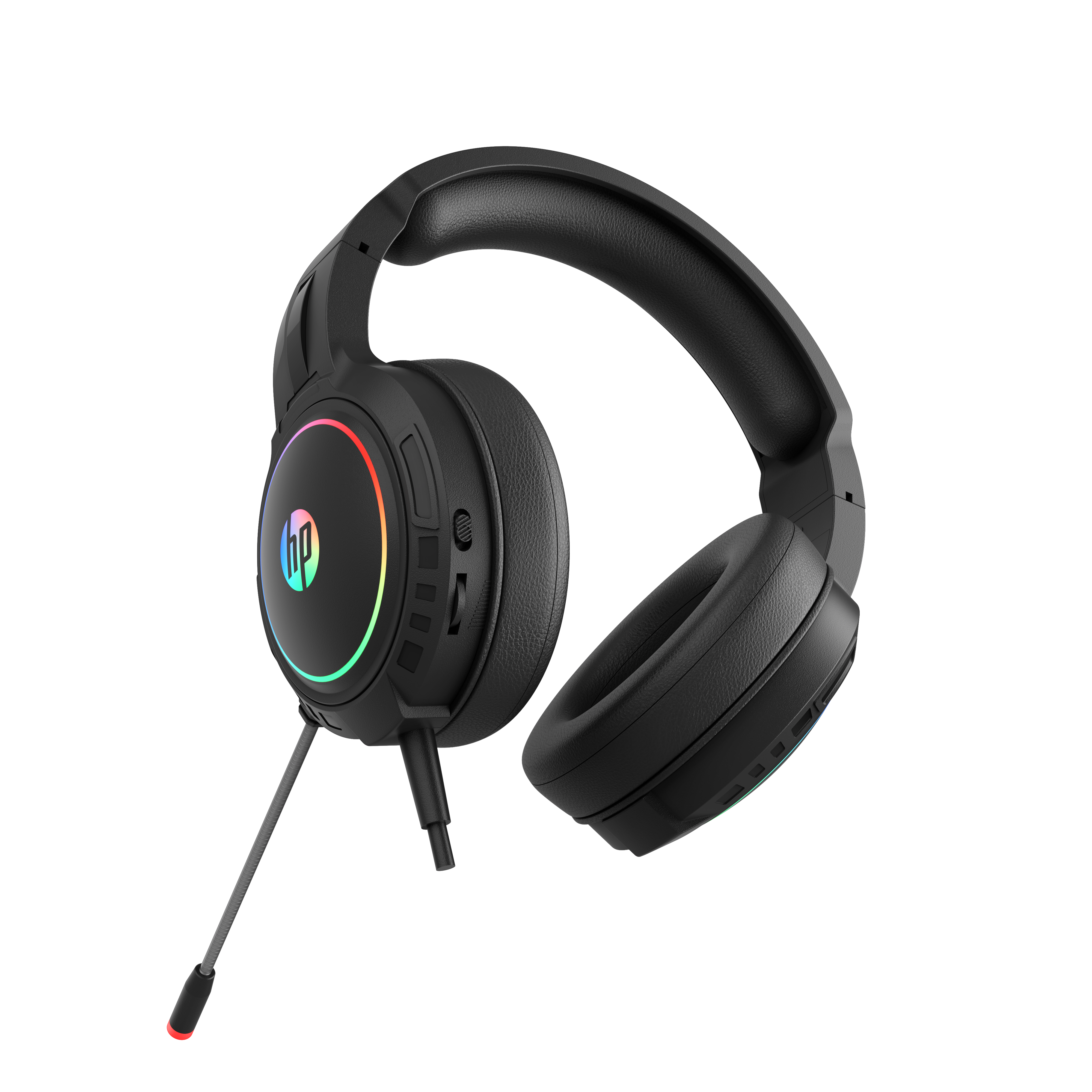 HP DHE-8006 Wired USB 7.1 Surround Sound Gaming Headset RGB LED for PC / Laptop-USB