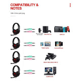 Desktops & Accessories: T-Wolf TF800 RGB 4-pcs Gaming Keyboard/Mouse/Headphone/Mouse Pad Kit Set