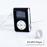 Audio Players & Recorders: Mini Clip 16G MP3 Music Player With USB Cable & Earphone Black