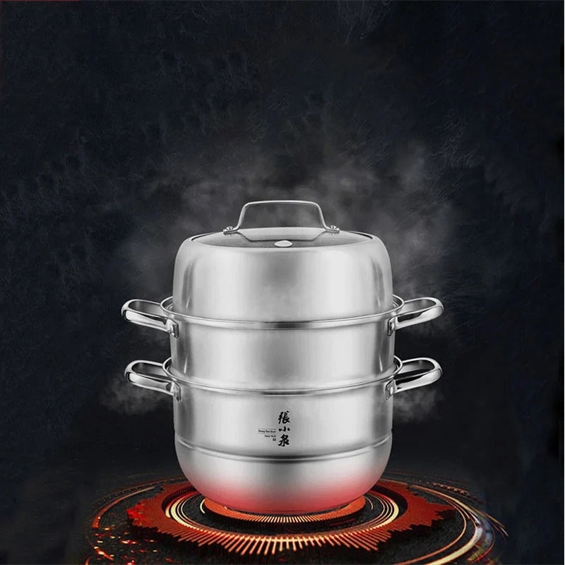 Rice Cookers & Steamers: Zhang Xiao Quan 28cm 3-Tier Steamer