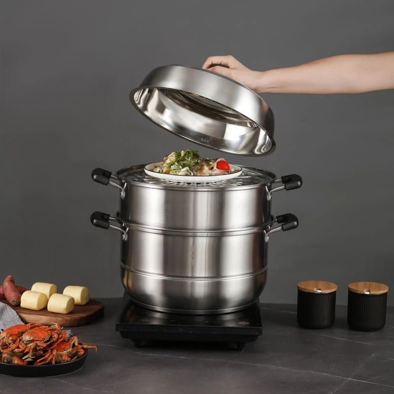 Rice Cookers & Steamers: Zhang Xiao Quan 28cm 3-Tier Steamer
