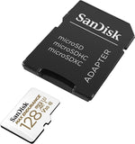 Memory Cards: Sandisk Max Endurance Microsdxc Card SQQVR 128G (60 000 HRS) UHS-I C10 U3 V30 100MB/S R 40MB/S W SD Adaptor SDSQQVR-128G-GN6IA