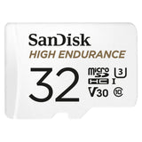 Memory Cards: SANDISK HIGH ENDURANCE MICROSDHC CARD SQQNR 32G UHS-I C10 U3 V30 100MB/S R 40MB/S W SD ADAPTOR SDSQQNR-032G-GN6IA