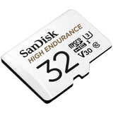 Memory Cards: SANDISK HIGH ENDURANCE MICROSDHC CARD SQQNR 32G UHS-I C10 U3 V30 100MB/S R 40MB/S W SD ADAPTOR SDSQQNR-032G-GN6IA