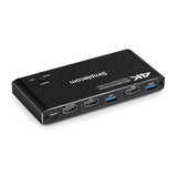 Desktops & Accessories: Simplecom KM420 2-Port HDMI KVM Switch HDMI 2.0 4K@60Hz 4-Port USB 3.0 Hub 5Gbps