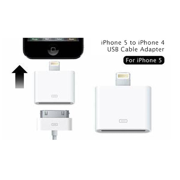 Computer Cables & Adapters: iPhone 5 iPhone 8-pin to 30-Pin Adapter