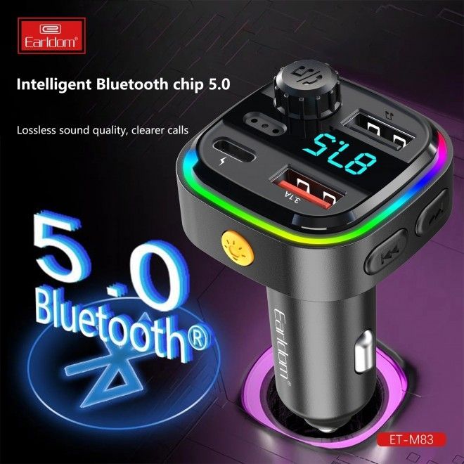Earldom M83 Wireless Car Kit FM Transmitter