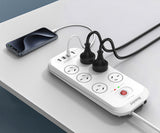 Powerboards & Adapters: Huntkey SAC607C 6 Outlets Surge Protector Powerboard with 2x USB-A & 2x USB-C