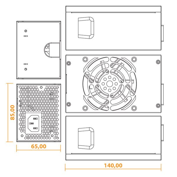 SEASONIC SSP-300TGS Active PFC TFX 300W Power Supply