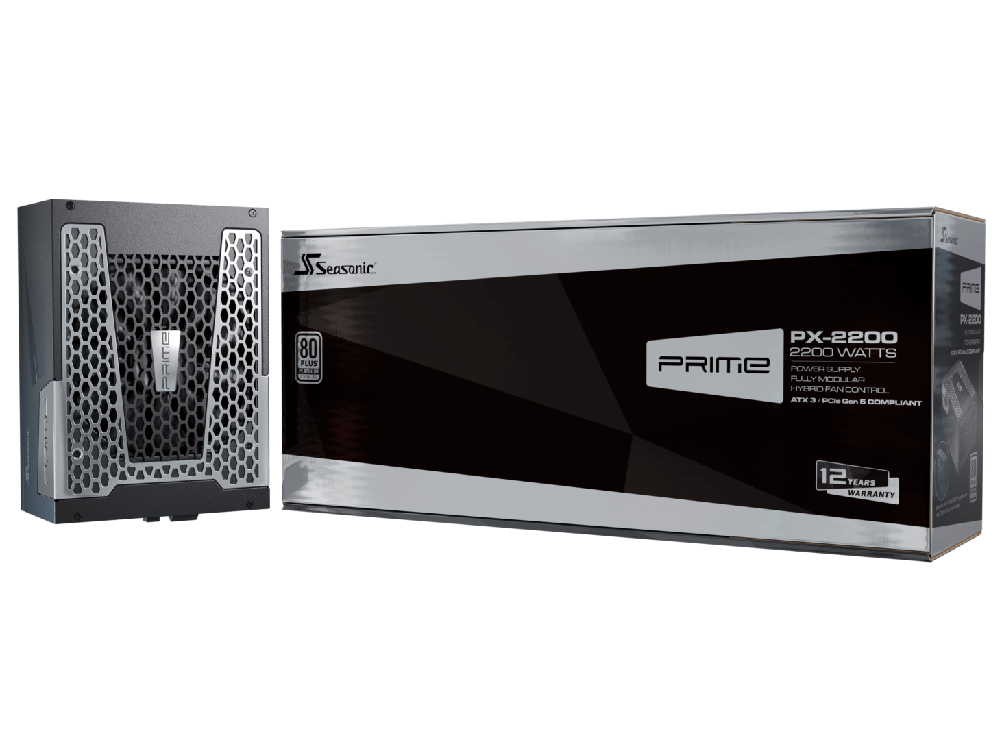 Seasonic 2200W Prime PX-2200 Fully-Modular 80 PLUS PLATINUM ATX3.1/PCIe 5.1 PSU