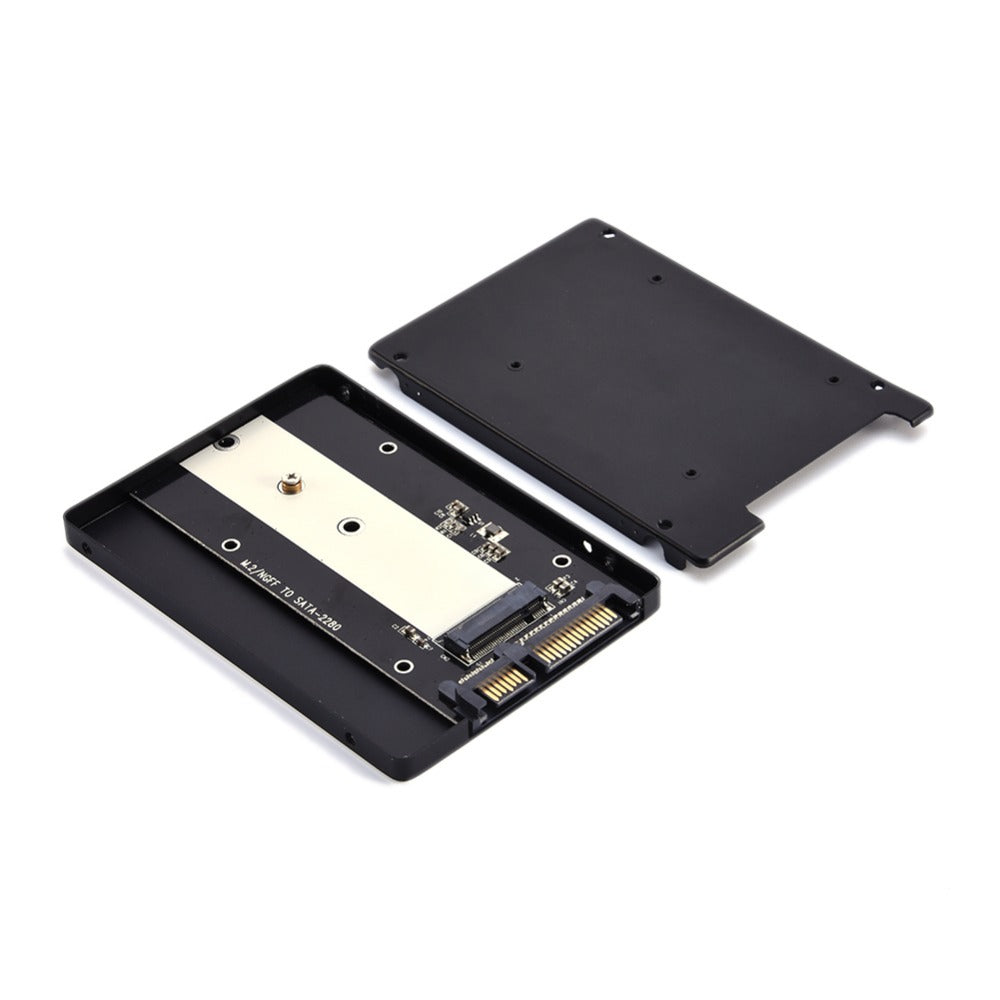 Hard Drives: Simplecom SA102 NGFF M.2 (B Key) to 7mm 2.5" SATA Converter Enclosure Aluminium