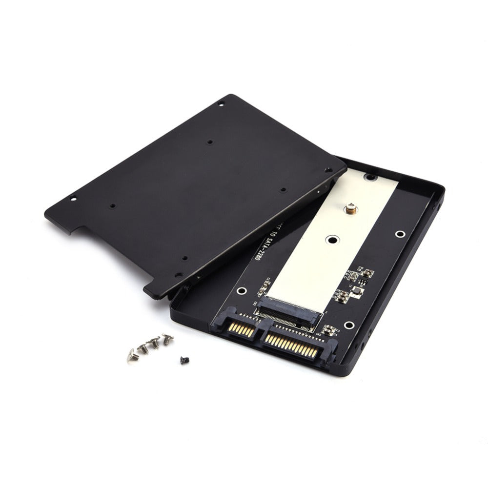 Hard Drives: Simplecom SA102 NGFF M.2 (B Key) to 7mm 2.5" SATA Converter Enclosure Aluminium