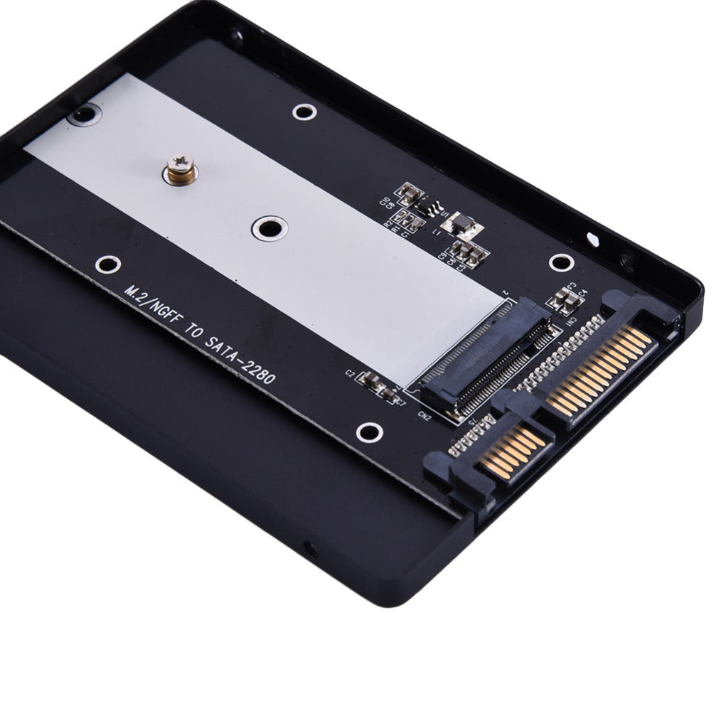 Hard Drives: Simplecom SA102 NGFF M.2 (B Key) to 7mm 2.5" SATA Converter Enclosure Aluminium