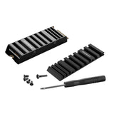 Desktops & Accessories: Simplecom SA110 M.2 SSD Aluminum Heatsink with Thermal Silicone Pads for PC and PS5