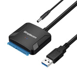 Hard Drives: Simplecom SA236 USB 3.0 to SATA Adapter Cable Converter with Power Supply for 2.5" & 3.5" HDD SSD