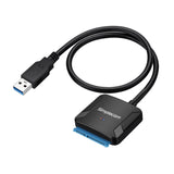 Hard Drives: Simplecom SA236 USB 3.0 to SATA Adapter Cable Converter with Power Supply for 2.5" & 3.5" HDD SSD