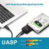Hard Drives: Simplecom SA236 USB 3.0 to SATA Adapter Cable Converter with Power Supply for 2.5" & 3.5" HDD SSD