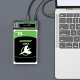 Hard Drives: Simplecom SA536 USB to M.2 and SATA 2-IN-1 Adapter for 2.5"/3.5" HDD & NVMe/SATA M.2 SSD with Power Supply USB 3.2 Gen2 10Gbps