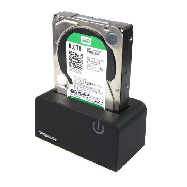 Hard Drives: Simplecom SD326 USB 3.0 to SATA Hard Drive Docking Station for 3.5" and 2.5" HDD SSD