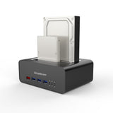 Hard Drives: Simplecom SD352 USB 3.0 to Dual SATA Aluminium Docking Station with 3-Port Hub and 1 Port 2.1A USB Charger