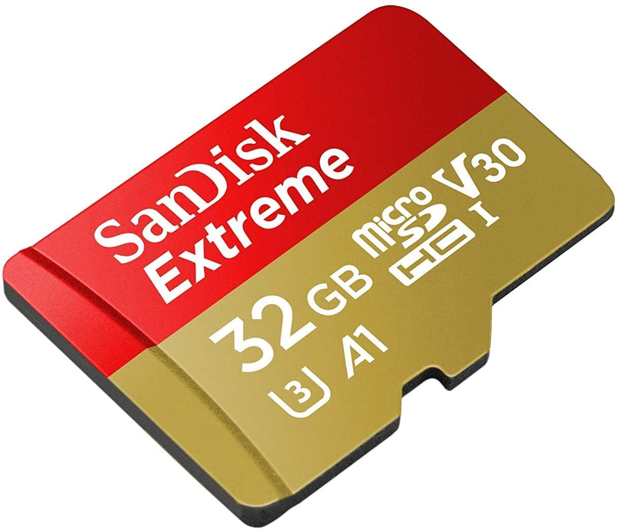 Memory Cards: SANDISK SDSQXAF-032G-GN6MN 32GB MICRO SDHC EXTREME A1 V30, UHS-I/ U3, 100MB/s ,NO  SD ADAPTER
