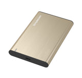 Hard Drives: Simplecom SE221 Aluminium 2.5'' SATA HDD/SSD to USB 3.1 Enclosure Gold