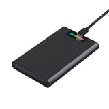 Hard Drives: Simplecom SE239 Tool-free 2.5" SATA HDD SSD to USB-C Enclosure with RGB Lights USB 3.2 Gen 2