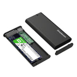Hard Drives: Simplecom SE502C SATA M.2 SSD to USB-C Enclosure USB 3.2 Gen1 5Gbps
