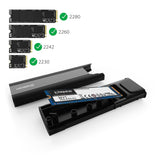 Hard Drives: Simplecom SE504v2 NVMe / SATA Dual Protocol M.2 SSD USB-C Enclosure Tool-Free USB 3.2 Gen 2 10Gbps