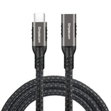 Computer Cables & Adapters: Simplecom CAU620 USB-C Male to Female Extension Cable USB 3.2 Gen2 PD 100W 20Gbps 2M
