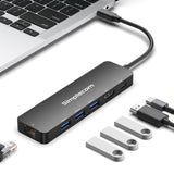 Desktops & Accessories: Simplecom CHT560 USB-C SuperSpeed 6-in-1 Multiport Docking Station HDMI 2.0