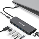 Desktops & Accessories: Simplecom CHT590 USB-C SuperSpeed 9-in-1 Multiport Docking Station HDMI 2.0