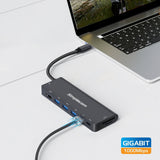 Desktops & Accessories: Simplecom CHT590 USB-C SuperSpeed 9-in-1 Multiport Docking Station HDMI 2.0