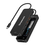 Desktops & Accessories: Simplecom CHT595 9-in-1 USB-C Multiport Docking Station with NVMe M.2 Enclosure