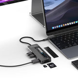 Desktops & Accessories: Simplecom CHT595 9-in-1 USB-C Multiport Docking Station with NVMe M.2 Enclosure