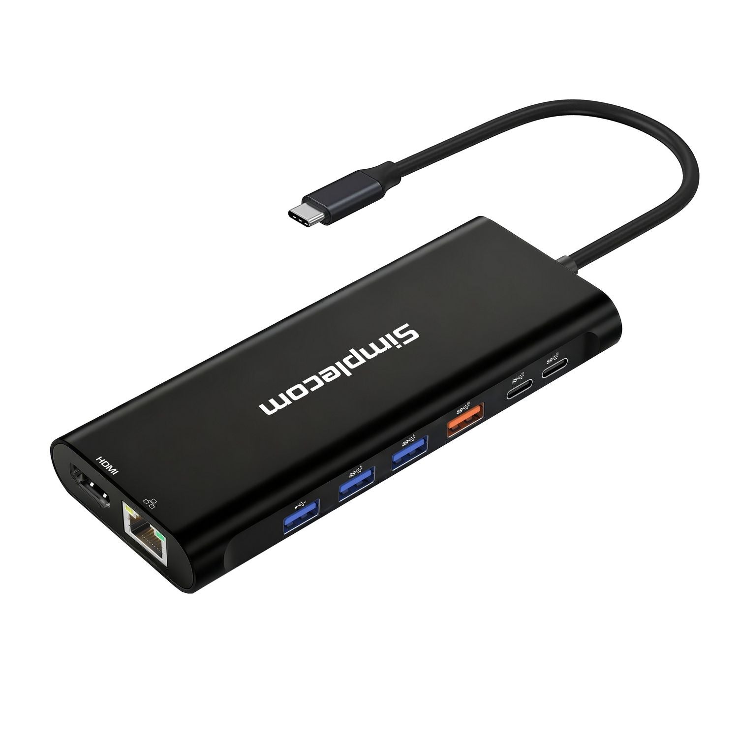 Simplecom CHT814 14-in-1 USB-C 4K Triple Display MST Docking Station with Dual HDMI DP