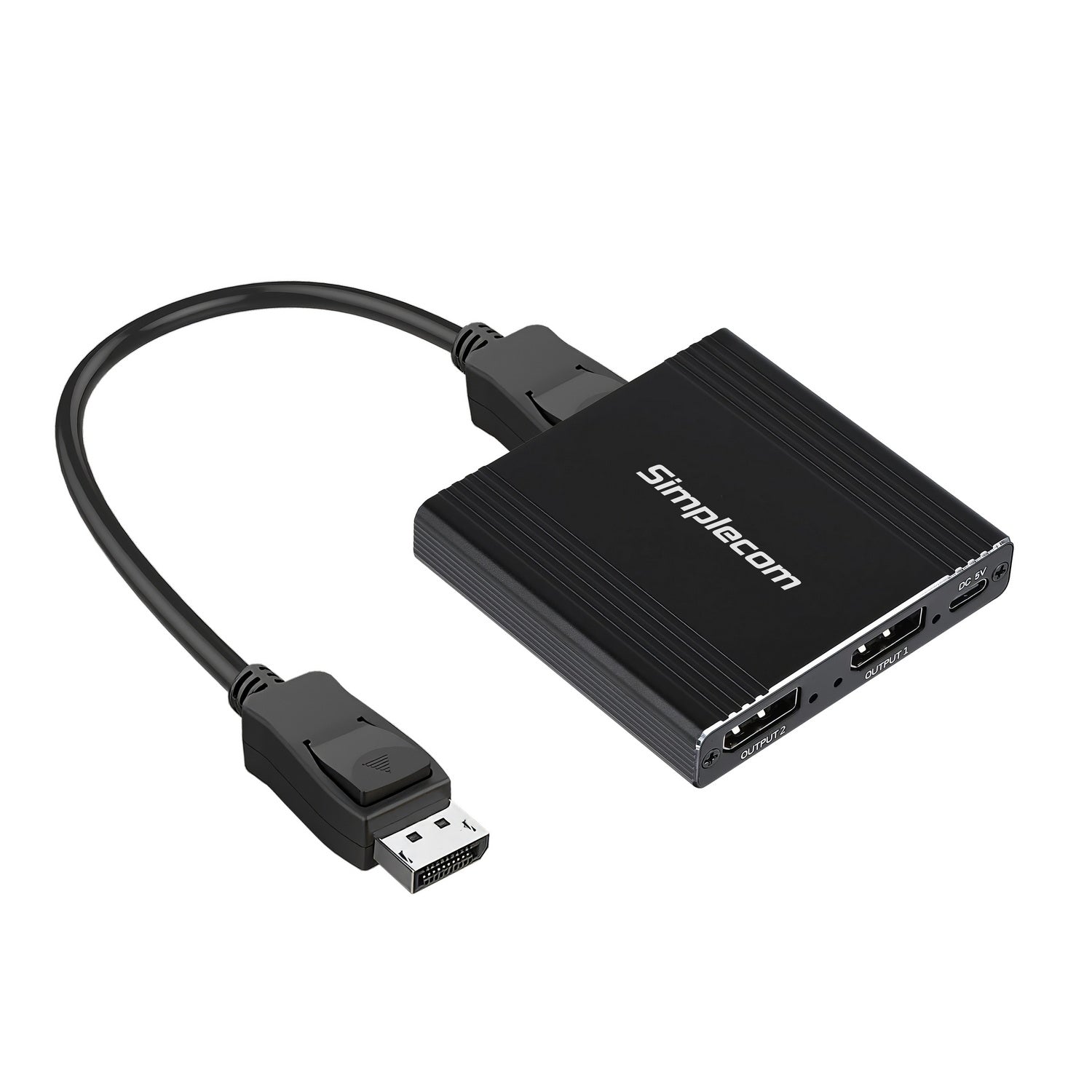 Mouse & Accessories: Simplecom CM214 DisplayPort Splitter 1 IN 2 OUT MST Hub for Dual Extended Screens 4K DP 1.4