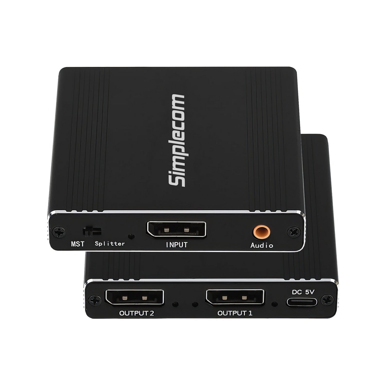 Mouse & Accessories: Simplecom CM214 DisplayPort Splitter 1 IN 2 OUT MST Hub for Dual Extended Screens 4K DP 1.4