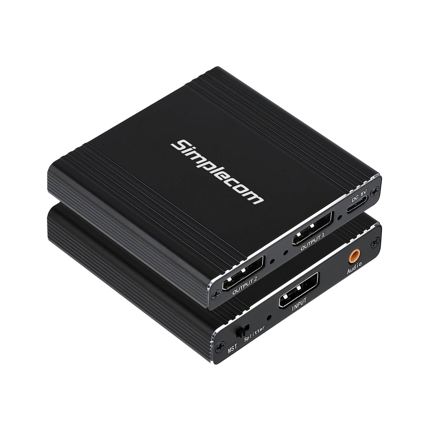 Mouse & Accessories: Simplecom CM214 DisplayPort Splitter 1 IN 2 OUT MST Hub for Dual Extended Screens 4K DP 1.4