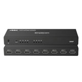 Computer Monitors & Accessories: Simplecom CM317 7-Port HDMI 2.0 Switch with Remote 7 IN 1 OUT Splitter HDCP 2.2 4K@60Hz