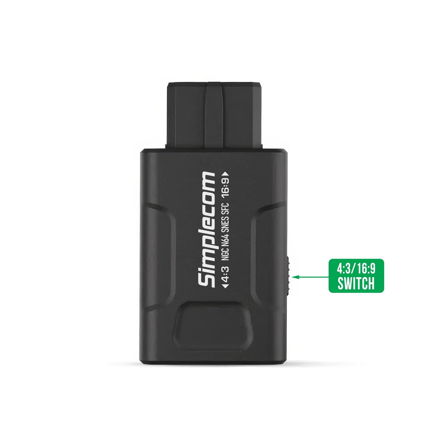Computer Cables & Adapters: Simplecom CM461v2 HDMI Adapter Composite AV and S-Video to HDMI Converter for Nintendo NGC N64 SNES SFC