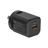 Phone Chargers: Simplecom CU235 Dual Port PD 35W Fast Wall Charger USB-C + USB-A for Phone Tablet