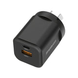 Phone Chargers: Simplecom CU235 Dual Port PD 35W Fast Wall Charger USB-C + USB-A for Phone Tablet