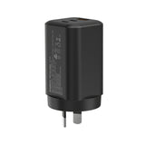 Phone Chargers: Simplecom CU365 3-Port PD 65W GaN Wall Charger Dual USB-C + USB-A for Phone Laptop