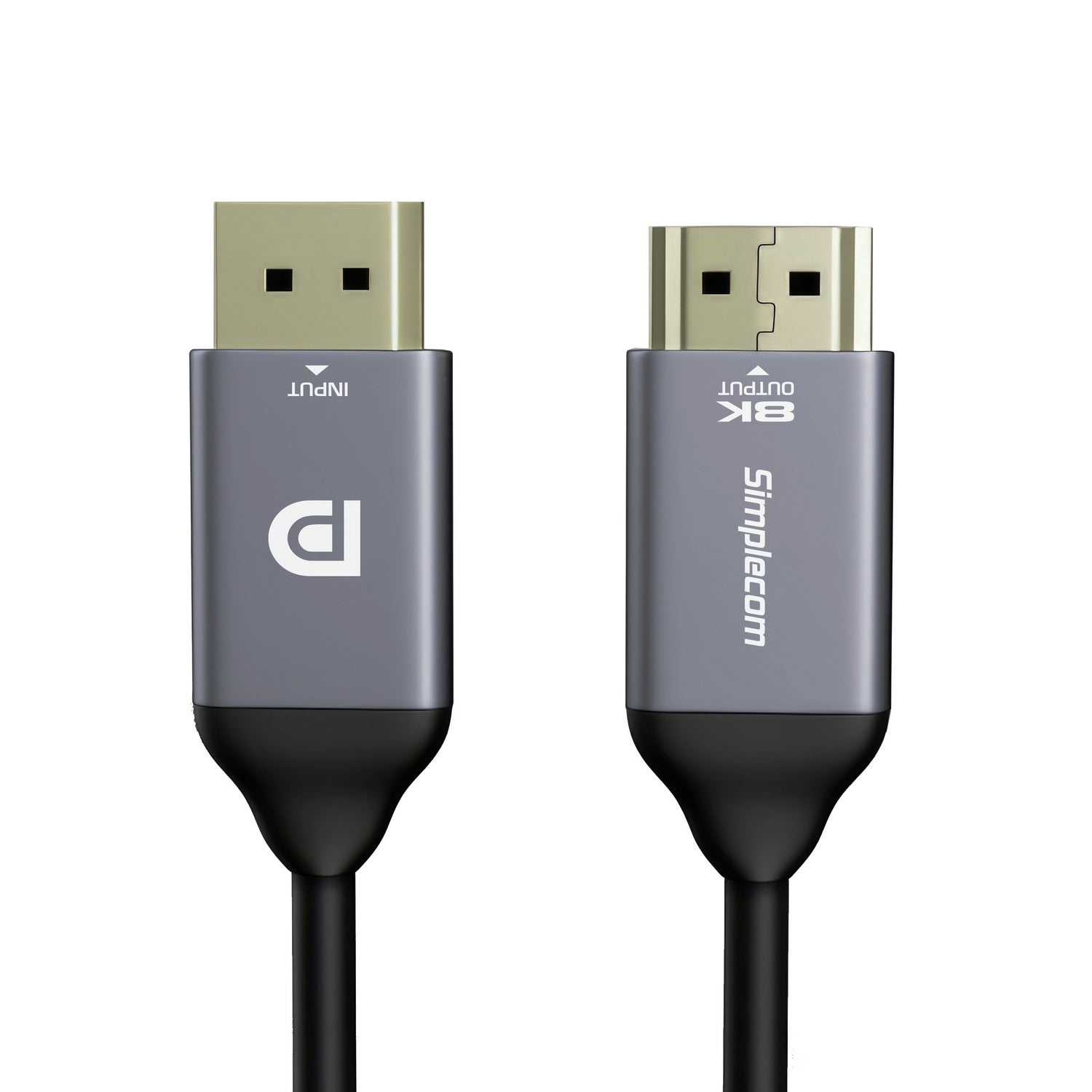 Computer Cables & Adapters: Simplecom DA218 Active DisplayPort 1.4 to HDMI 2.1 Cable 1.8M HDR 8K@60Hz