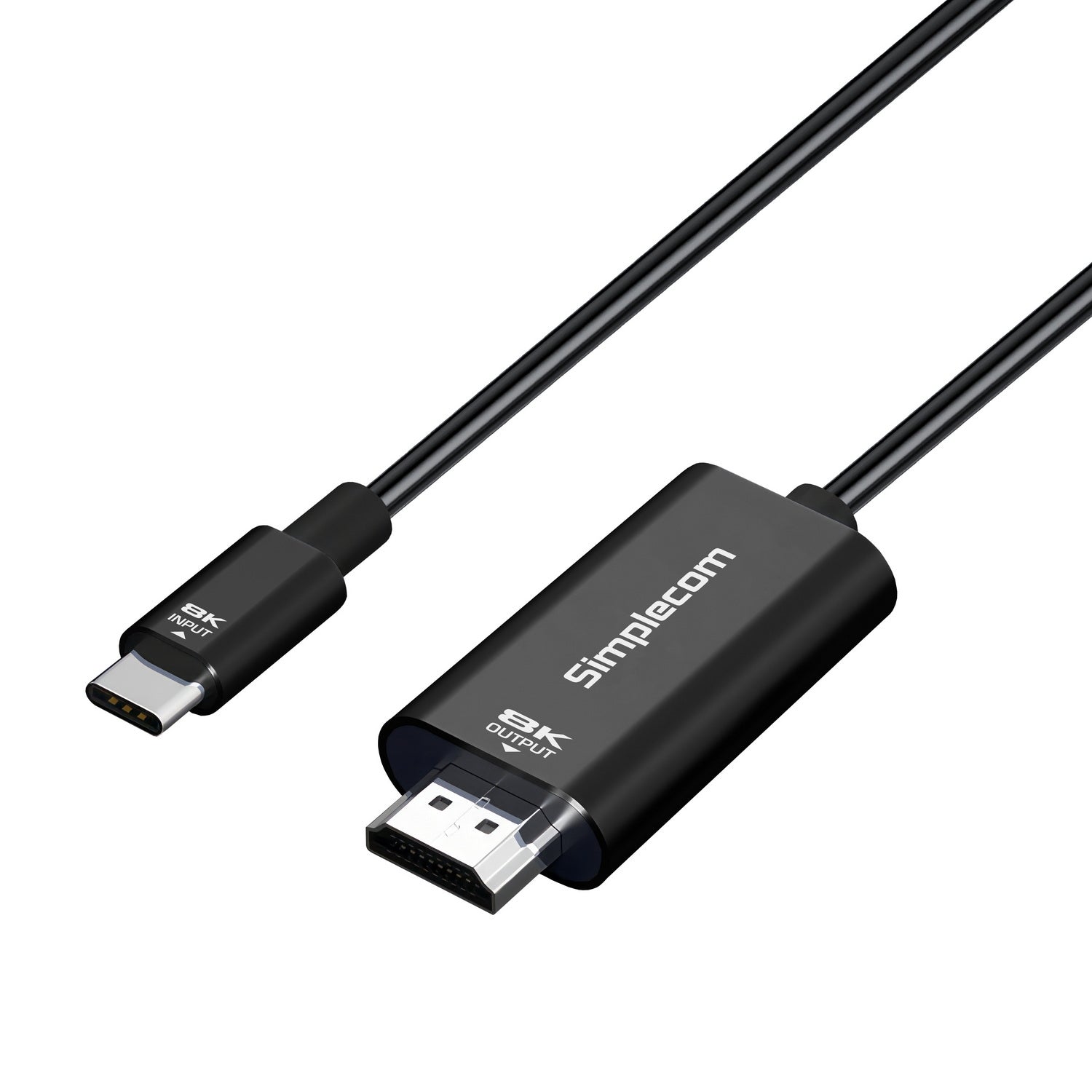 Computer Cables & Adapters: Simplecom DA324 USB-C to HDMI 2.1 Cable 2M HDCP 8K@60Hz