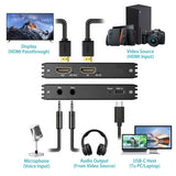 Computer Cables & Adapters: Simplecom DAC10 HDMI 2.0 to USB 4K@60hz Video Capture Card Stream and Record in 4K 60FPS