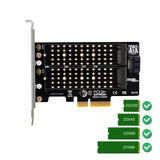 Hard Drives: Simplecom EC412v2 NVMe and SATA M.2 SSD to PCIe x4 Expansion Card