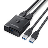 Desktops & Accessories: Simplecom KM125 Bi-Directional 2-Way USB 3.0 Switch 1 In 2 Out (2 In 1 Out) 5Gbps